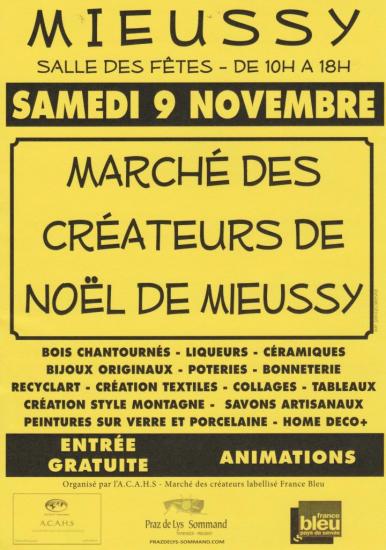 Marché des Créateurs de Noêl de Mieussy